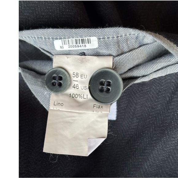 Armani Collezioni unstructured 100% linen mens blazer | 46 - Picture 15 of 16